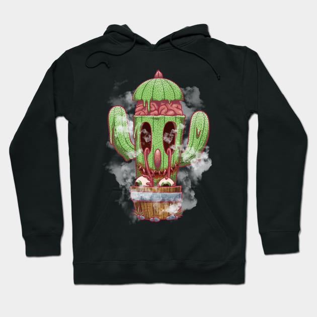 Zombie Cactus Hoodie by TimeSkiff